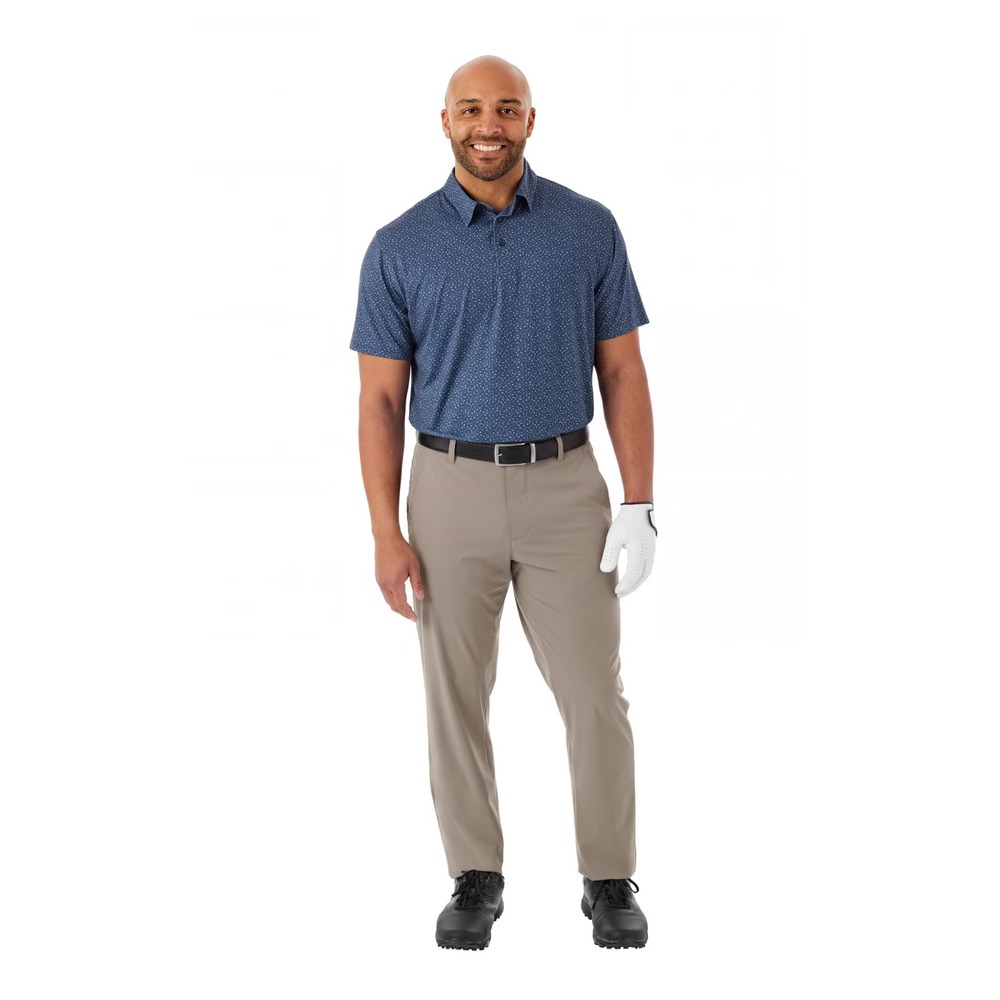 Member's Mark Mens Golf Performance Pant 34x32 Taupe Brown Flat Front Stretch
